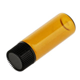 Maxbell Maxbell Lots 20pcs Empty Clear Glass Dram Bottles Vials With Black Screw Cap Brown 5ml