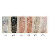 Maxbell 6 Colors Liquid Eyeshadow Glitter Shimmer Cosmetics Pigments Long Lasting 02 - Aladdin Shoppers