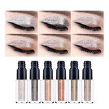 Maxbell 6 Colors Liquid Eyeshadow Glitter Shimmer Cosmetics Pigments Long Lasting 02 - Aladdin Shoppers