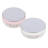 Maxbell 2x Round Empty Luxurious Portable Air Cushion Puff Box Cream Container Case