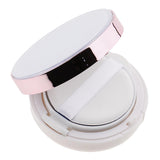 Maxbell 2x Round Empty Luxurious Portable Air Cushion Puff Box Cream Container Case
