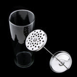 6Clear Sanitizer Disinfectant Glass Jar for Hair Styling Tool Sanitizing S L