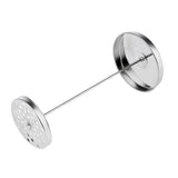 6Clear Sanitizer Disinfectant Glass Jar for Hair Styling Tool Sanitizing S L