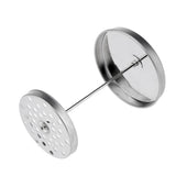 6Clear Sanitizer Disinfectant Glass Jar for Hair Styling Tool Sanitizing S L