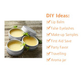 Maxbell 3x10pcs 25ml Aluminium Lip Balm Tin Pots Cosmetic Cream Jar Bottle Container