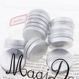 Maxbell 3x10pcs 25ml Aluminium Lip Balm Tin Pots Cosmetic Cream Jar Bottle Container