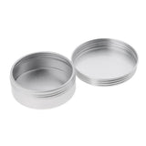 Maxbell 20pcs 15/25ml Aluminium Lip Balm Tin Pot Cosmetic Cream Jar Bottle Container