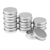 Maxbell 20pcs 15/25ml Aluminium Lip Balm Tin Pot Cosmetic Cream Jar Bottle Container