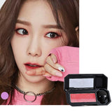 Maxbell Double Color Shimmer Waterproof Fine Powder Eyeshadow with Stamp 1#Mermaid Peach Flower - Aladdin Shoppers