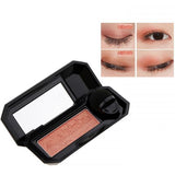 Maxbell Double Color Shimmer Waterproof Fine Powder Eyeshadow with Stamp 2#Grapefruit Pumpkin - Aladdin Shoppers