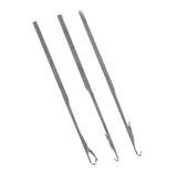 Maxbell Aluminum Crochet Hook Needles Lace Base for Beads Ring Dreadlock Wig Making