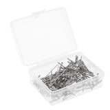 Maxbell 2PCS Mannequin Training Practice Head Holder Tripod Stand+T Needle Pin Set