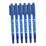 Maxbell 12Pcs Tattoo Pen Tattoo Skin Marker Marking Scribe Pen Fine Tip Black & Blue