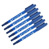 Maxbell 12Pcs Tattoo Pen Tattoo Skin Marker Marking Scribe Pen Fine Tip Black & Blue