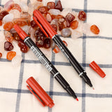 Maxbell 18 Pcs Tattoo Pen Tattoo Skin Marker Marking Scribe Pen Black Blue Red Color