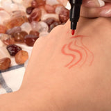 Maxbell 18 Pcs Tattoo Pen Tattoo Skin Marker Marking Scribe Pen Black Blue Red Color