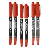 Maxbell 18 Pcs Tattoo Pen Tattoo Skin Marker Marking Scribe Pen Black Blue Red Color
