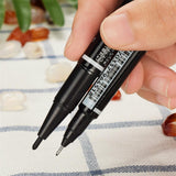 Maxbell 18 Pcs Tattoo Pen Tattoo Skin Marker Marking Scribe Pen Black Blue Red Color