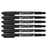 Maxbell 12Pcs Tattoo Pen Tattoo Skin Marker Marking Scribe Pen Fine Tip Black & Blue