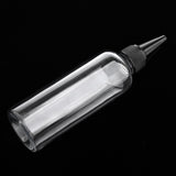 Maxbell 6pcs Plastic 100ml Travel Squeeze Bottle Lotion Shampoo Container Clear Cap