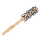 Maxbell 3x Wooden Lotus Round Hair Care Brush Wavy Curling Detangling Comb Hairbrush