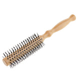 Maxbell 3x Wooden Lotus Round Hair Care Brush Wavy Curling Detangling Comb Hairbrush