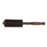 Maxbell Wood Round Hairdressing Comb brush&Pure Bristle and Strawberry Hair Curlers