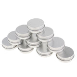 Maxbell 20pcs Aluminium Lip Balm Tin Pots Cosmetic Cream Jars Bottle Container