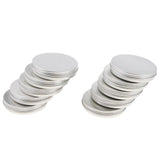Maxbell 30PCS Aluminum Empty Tin Jars Screw Lids Can Pots Cream Lip Balm Containers