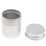 Maxbell 10x50ML PCS Aluminum Cans Pots Screw Lids Cream Tea Powder Wax Jar Container