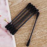 Maxbell Maxbell 200 Pieces Double Ended Oil-free Cotton Swabs Applicators Plastic Sticks Set