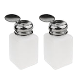 Maxbell 4x Nail Polish Remover Pump Dispenser Press Bottle Empty Container 200,250ml