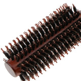 Maxbell 2PCS Wooden Handle Bristle Nylon Hair Care Round Brush Anti Hair Loss Comb