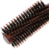 Maxbell 2PCS Wooden Handle Bristle Nylon Hair Care Round Brush Anti Hair Loss Comb