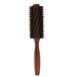 Maxbell 2PCS Wooden Handle Bristle Nylon Hair Care Round Brush Anti Hair Loss Comb