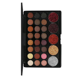 Maxbell 29 Colors Matte Shiny Sequins Eyshadow Makeup Palette & Multi-color Lipstick