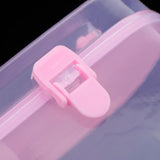 Maxbell PVC Traveling Makeup Bag Toiletry Pouch and Double Layered Clear Storage Box