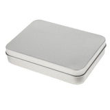 Maxbell Rectangular Empty Hinged Tins Box Containers Storage Home Organizer B