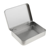 Maxbell Rectangular Empty Hinged Tins Box Containers Storage Home Organizer B