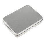 Maxbell Rectangular Empty Hinged Tins Box Containers Storage Home Organizer B
