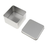 Maxbell 3x Square Empty Tins Box Portable Storage Containers Home Organizer Normal