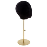 Maxbell Suede Cork Mannequin Head Hat Rack Cap Wig Holder Display Stand Model Set