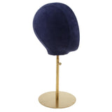 Maxbell 2PCS Suede Cork Mannequin Head Hat Rack Cap Wig Toupee Holder Display Stand