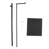 Maxbell Heavy Duty Adjustable Handbag Hanger Hat Bracelet Holder Organizer Black