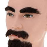 Maxbell Male Cosmetology Beard Mannequin Manikin Head for Wig Making w/ Tripod Stand