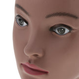 Maxbell Mannequin Head Female Cosmetology Wig Hat Necklace Display Model w/ Clamp