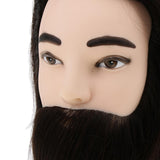 Maxbell 12" Human Hair Styling Hairdressing Practice Head Training Mannequin + Clamp