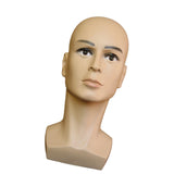 Maxbell Male Mannequin Manikin Head Model Glasses Caps Toupee Display Holder Stand