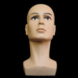 Maxbell Male Mannequin Manikin Head Model Glasses Caps Toupee Display Holder Stand