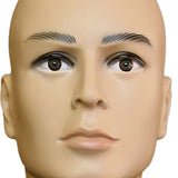 Maxbell Male Mannequin Manikin Head Model Glasses Caps Toupee Display Holder Stand